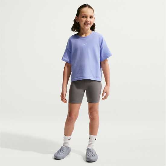 Nike Sportswear Big Kids' (Girls') T-Shirt Nike Sportswear Big Kids' (Girls') T-Shirt Light Thistle