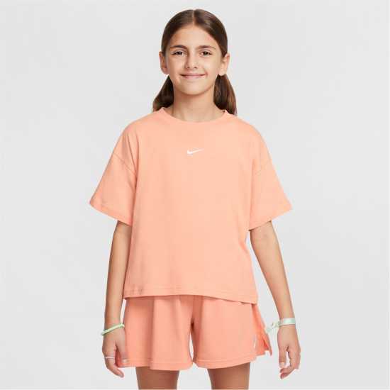 Nike Sportswear Big Kids' (Girls') T-Shirt  Детски тениски и фланелки