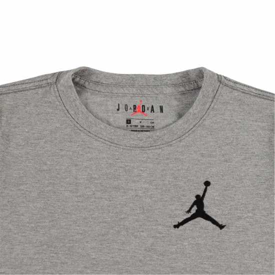 Тениска Момчета Air Jordan T Shirt Junior Boys Carbon Heather Детски тениски и фланелки