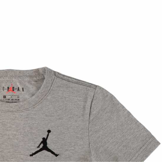 Тениска Момчета Air Jordan T Shirt Junior Boys Carbon Heather Детски тениски и фланелки