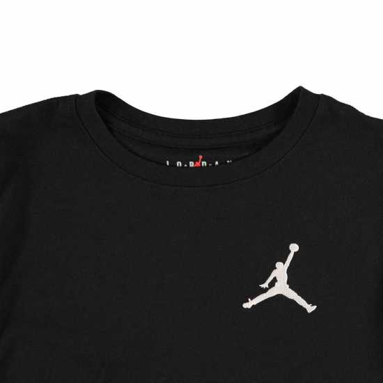 Тениска Момчета Air Jordan T Shirt Junior Boys Black Детски тениски и фланелки