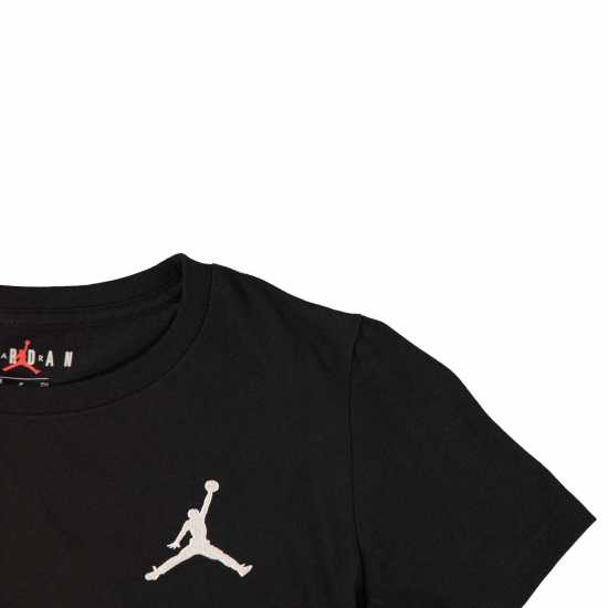Тениска Момчета Air Jordan T Shirt Junior Boys Black Детски тениски и фланелки