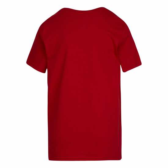 Тениска Момчета Air Jordan T Shirt Junior Boys Тренировъчен червен Детски тениски и фланелки