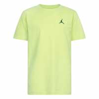 Тениска Момчета Air Jordan T Shirt Junior Boys Лимонова Вита Детски тениски и фланелки