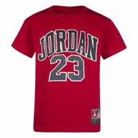 Тениска Момчета С Щампа Air Jordan Longline Graphic T Shirt Junior Boys Red Prctflight Детски тениски и фланелки