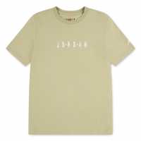Тениска Момчета С Щампа Air Jordan Longline Graphic T Shirt Junior Boys Хаки