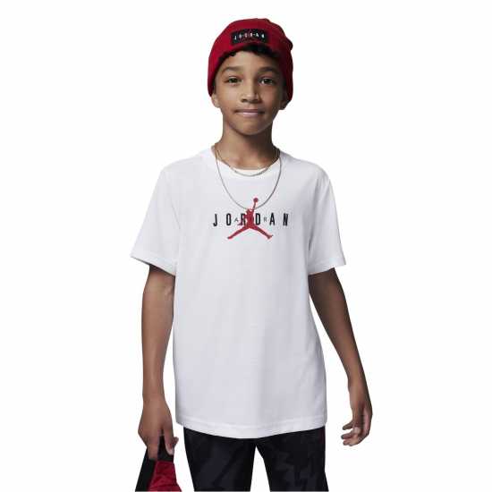 Детски тениски и фланелки Тениска Момчета С Щампа Air Jordan Longline Graphic T Shirt Junior Boys Бяло JDBBrand Тениска Момчета С Щампа Air Jordan Longline Graphic T Shirt Junior Boys Бяло JDBBrand Детски тениски и фланелки
