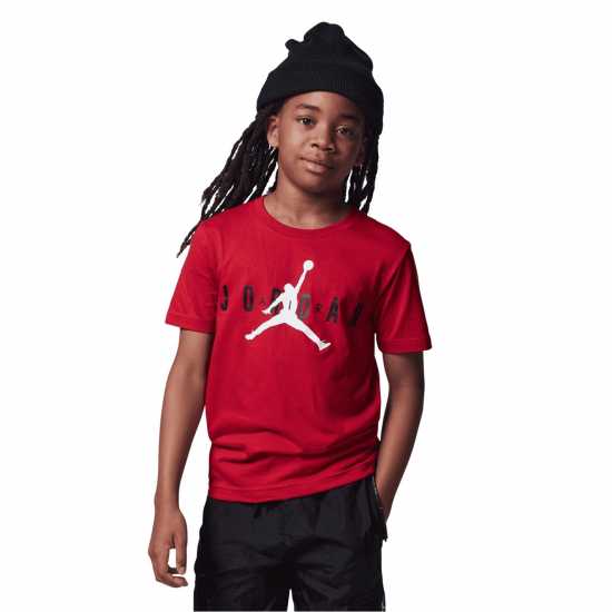 Детски тениски и фланелки Тениска Момчета С Щампа Air Jordan Longline Graphic T Shirt Junior Boys Червено Тениска Момчета С Щампа Air Jordan Longline Graphic T Shirt Junior Boys Червено Детски тениски и фланелки