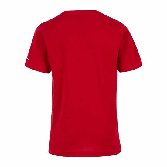 Тениска Момчета С Щампа Air Jordan Longline Graphic T Shirt Junior Boys Red JDBrand Детски тениски и фланелки