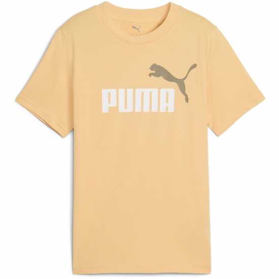 Puma Essentials Graphic Regular Fit T-Shirt Абрикос Puma Essentials Graphic Regular Fit T-Shirt Абрикос
