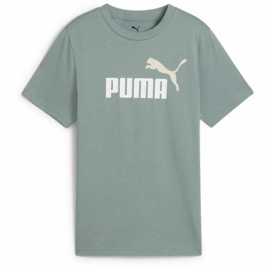 Puma Essentials Graphic Regular Fit T-Shirt Зелена Луна 