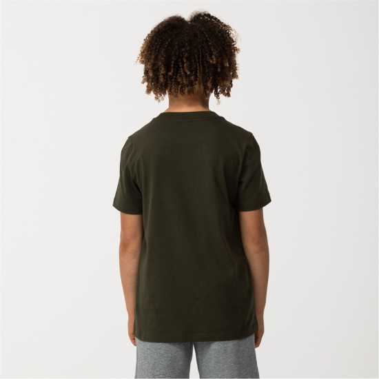 Puma Essentials Graphic Regular Fit T-Shirt Маслинов камуфлаж 