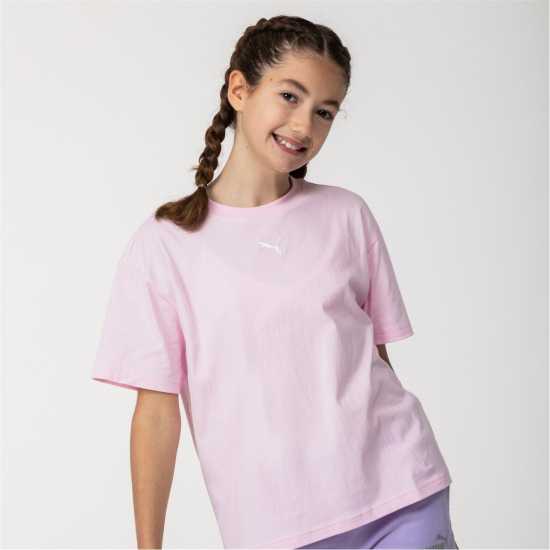 Детски тениски и фланелки Puma Essentials T-Shirt Junior Girls Puma Essentials T-Shirt Junior Girls Детски тениски и фланелки