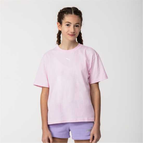 Детски тениски и фланелки Puma Essentials T-Shirt Junior Girls Puma Essentials T-Shirt Junior Girls Детски тениски и фланелки