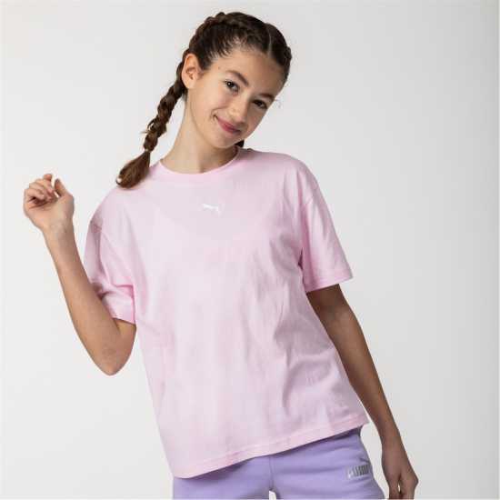 Детски тениски и фланелки Puma Essentials T-Shirt Junior Girls Puma Essentials T-Shirt Junior Girls Детски тениски и фланелки