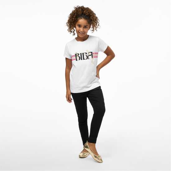 Biba Тениска Junior Girls  Logo T Shirt Животни печати Детски тениски и фланелки