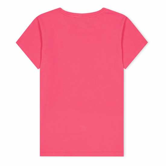 Детски тениски и фланелки Biba Тениска Junior Girls Logo T Shirt Розово Biba Тениска Junior Girls Logo T Shirt Розово Детски тениски и фланелки