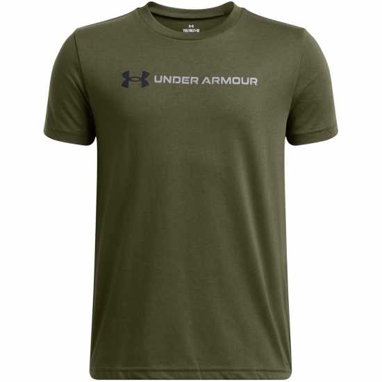 Under Armour Vent Jacquard Short Sleeve T-Shirt Childrens Морско ОД Зелено Детски къси панталони