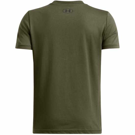 Under Armour Vent Jacquard Short Sleeve T-Shirt Childrens Морско ОД Зелено Детски къси панталони