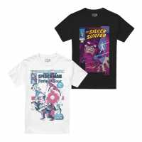 Marvel Comics Mens 2 Pack T-Shirts Marvel Comics Mens 2 Pack T-Shirts