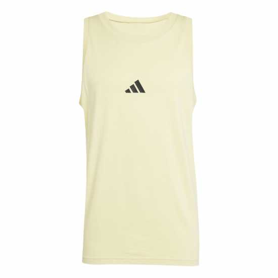 Adidas Мъжки Потник Essentials Small Logo Tank Top Mens Жълто/Черно Adidas Мъжки Потник Essentials Small Logo Tank Top Mens Жълто/Черно