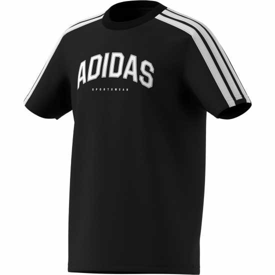 Детски тениски и фланелки Adidas Collegiate Graphic T-Shirt Kids Черно Adidas Collegiate Graphic T-Shirt Kids Черно Детски тениски и фланелки