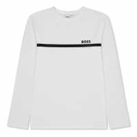 Boss Logo Top Juniors Бяло 10P Детски тениски и фланелки