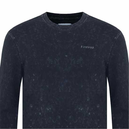 Firetrap Long-Sleeve T-Shirt Черно Firetrap Long-Sleeve T-Shirt Черно