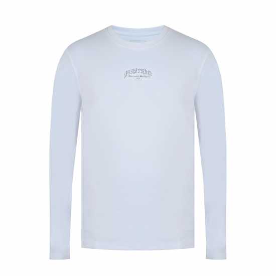 Firetrap Long-Sleeve Graphic T-Shirt Бяло Firetrap Long-Sleeve Graphic T-Shirt Бяло