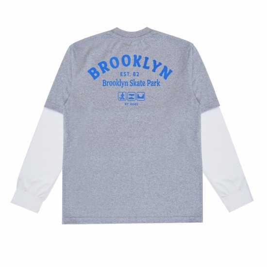 Firetrap 2 Pack Long Sleeve T-Shirts Juniors  