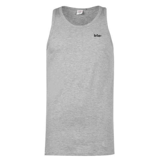 Lee Cooper Essential Vest Mens Grey Marl - Мъжки ризи