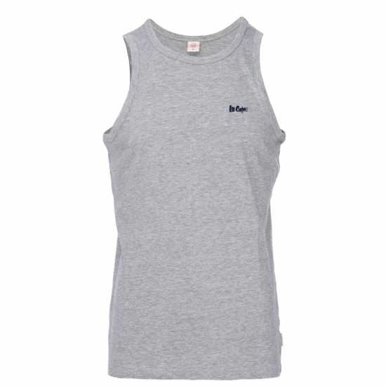 Lee Cooper Essential Vest Mens Grey Marl - Мъжки ризи