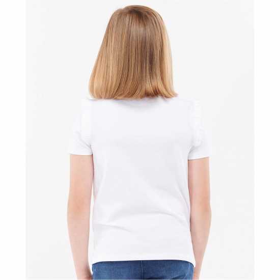 Barbour Girls Sophie T-Shirt White 
