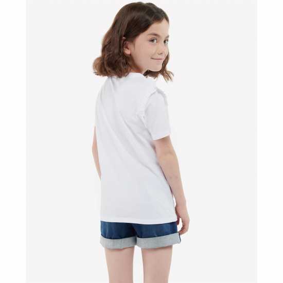 Barbour Girls Sophie T-Shirt White 