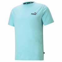 Мъжка Тениска Puma Small Logo T Shirt Mens Gray Heather Мъжко облекло за едри хора