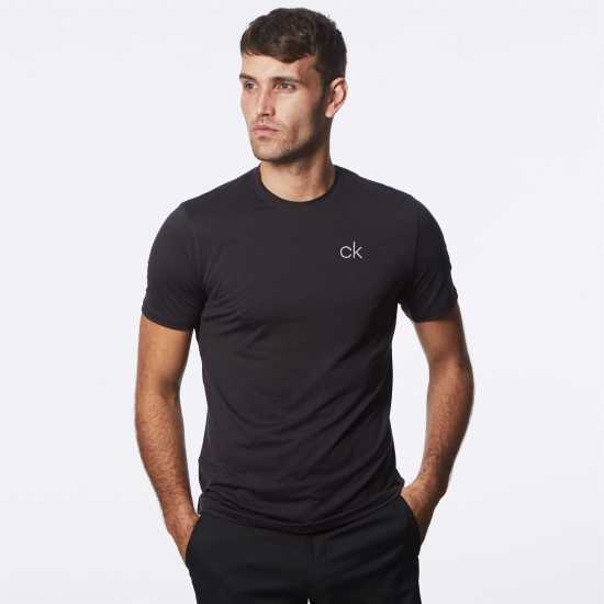 Calvin Klein Golf Klein Golf Newport Tee Mens Черно Дрехи за голф