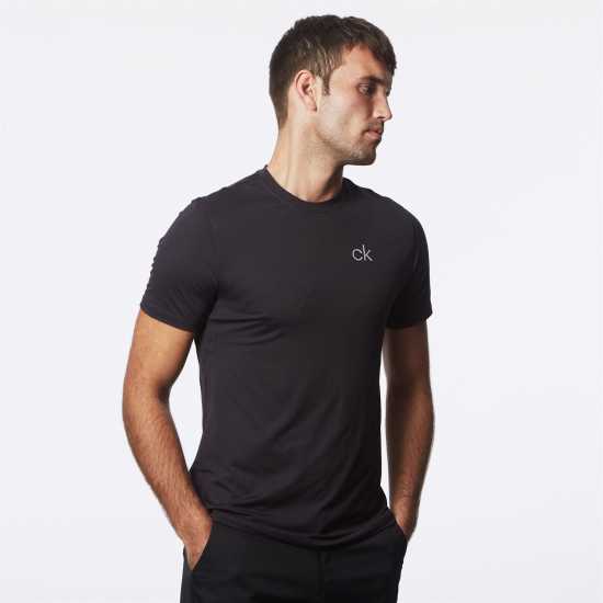 Calvin Klein Golf Klein Golf Newport Tee Mens Черно Дрехи за голф