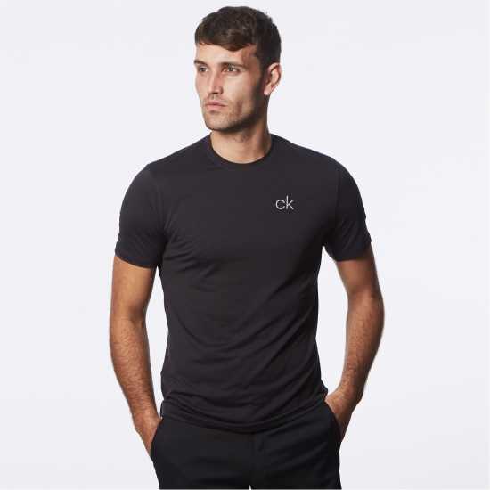 Calvin Klein Golf Klein Golf Newport Tee Mens Черно Дрехи за голф