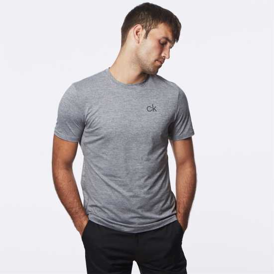 Calvin Klein Golf Newport Tee Mens Silver 