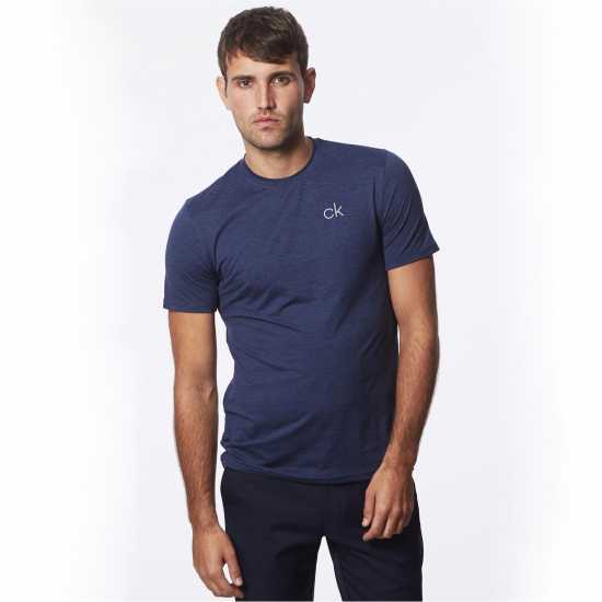 Calvin Klein Golf Klein Golf Newport Tee Mens Морско сиво Дрехи за голф