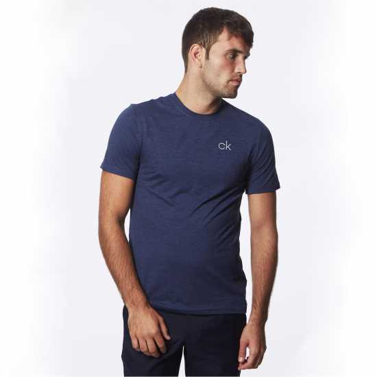 Calvin Klein Golf Klein Golf Newport Tee Mens Морско сиво Дрехи за голф