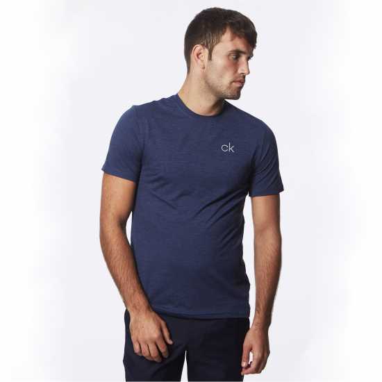 Calvin Klein Golf Klein Golf Newport Tee Mens Морско сиво Дрехи за голф