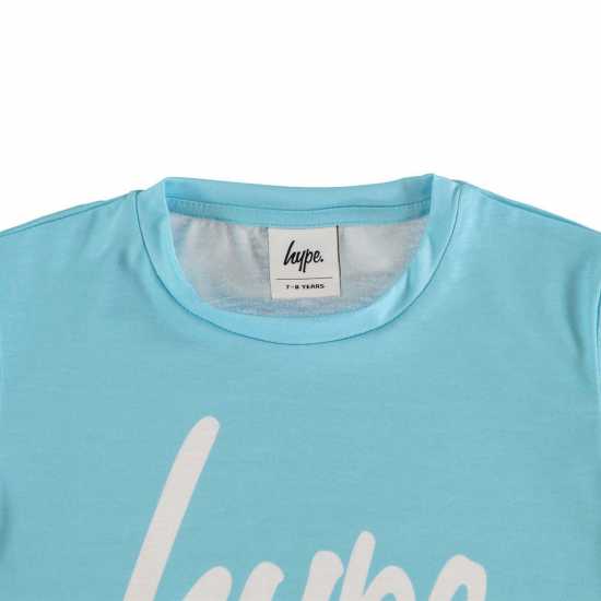 Hype Kids Fade T-Shirt Pink/Blue Детски тениски и фланелки