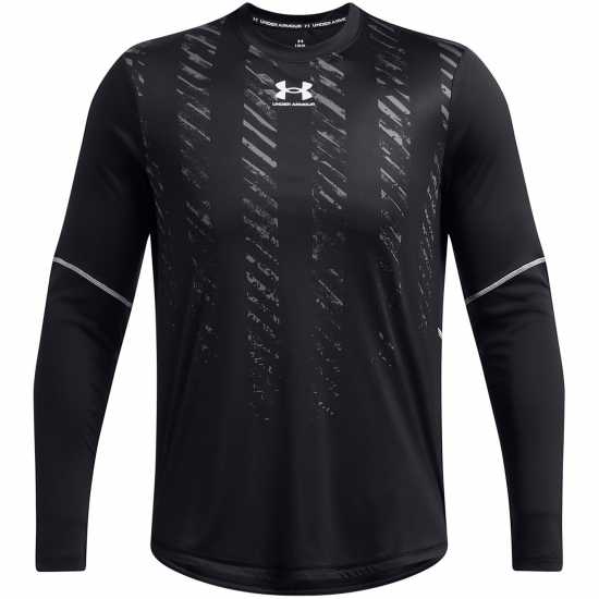 Under Armour Armour Ua M'S Ch. Pro Ls Jersey T-Shirt Mens Черно Футболни тренировъчни горнища