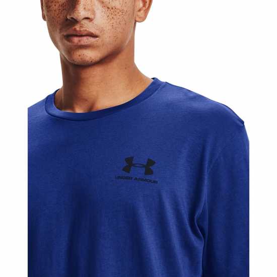 Under Armour Мъжка Тениска Tech 2 T Shirt Mens Blue Мъжко облекло за едри хора