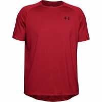 Under Armour Мъжка Тениска Tech 2 T Shirt Mens Red Мъжки ризи