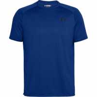 Under Armour Мъжка Тениска Tech 2 T Shirt Mens Blue Мъжки ризи