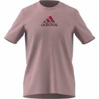 Adidas Мъжка Риза Graphic Logo T-Shirt Mens Mauve Fade Мъжки тениски с яка