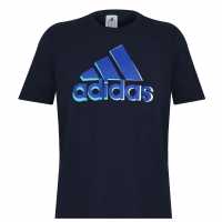 Adidas Мъжка Риза Graphic Logo T-Shirt Mens Navy Exposure Мъжки тениски с яка