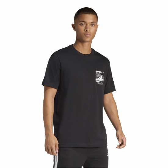 adidas Graphic Essentials Cotton Short Sleeve T-Shirt  